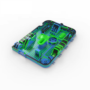 Enorme mundo inflable divertido saltando ninja tema carrera <span class=keywords><strong>de</strong></span> obstáculos Parque mansión gran casa <span class=keywords><strong>de</strong></span> rebote patio interior <span class=keywords><strong>con</strong></span> pista <span class=keywords><strong>de</strong></span> carreras - Product Image 1