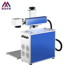 XM Highly Cost Effective Split Fiber Laser Marking Machine With Rotary for Plastic Metal Makrolon