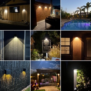 Hiện Đại Năng Lượng Mặt Trời Tường Ánh Sáng Ngoài Trời Vườn Đèn Tường Hộ Gia Đình Hiên Ánh Sáng Ban Đêm IP65 Không Thấm Nước Tường Đèn Treo Tường Cho Patio Hàng Rào Trang Trí Nội Thất - Product Image 4