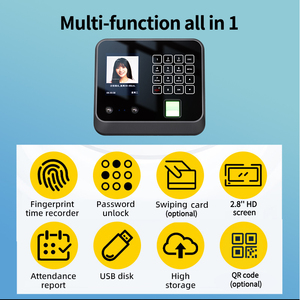 JINGXIN WLAN Wiegand Zutrittskontrolle Anwesenheitsmaschine Besucher QR-<span class=keywords><strong>Code</strong></span> zur Eingangserfassung - Product Image 2
