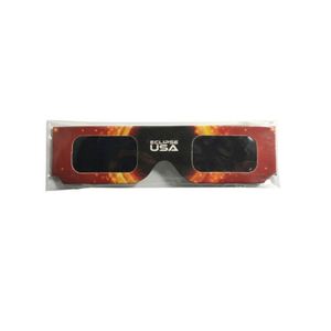 Lunettes d'observation d'éclipse solaire portables personnalisées avec logo, imprimées en sérigraphie (en papier) pour éclipse totale annulaire – Cadeau promotionnel - Product Image 4