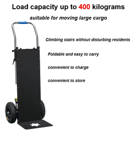 Automatische trapklimmer met twee wielen, 550 lbs draagvermogen, elektrisch, van staal, met goede prijs. - Product Image 4