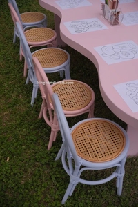 Silla Infantil de Ratán Hecha a Mano, Diseño Moderno, Segura y Duradera, para Fiestas de Cumpleaños, Sala de Estar, Cocina y Dormitorio - Product Image 6