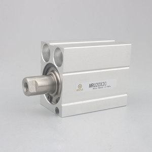 กระบอกสูบมาตรฐานแบบติดตั้งฟรี Mru20x20 แรงดันสูงสุด 0.7Mpa สำหรับใช้งานในอุตสาหกรรม - Product Image 1
