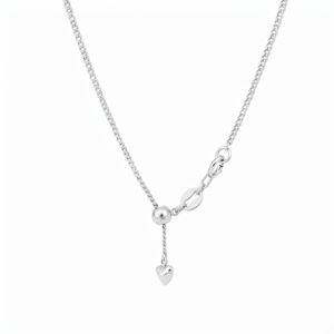 Adjustable Layered White Pt950 Fine Thin <b>Chain</b> Necklace Unisex Casual Stackable Minimalist Platinum Jewelry Gift 5.7g Everyday - Product Image 1