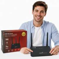 Buka Kunci Router 4G CP103 B20 Band LTE CPE Wireless Gateway dengan Port WAN Penerimaan Sinyal Kuat untuk Daerah Pedesaan dan Kantor Rumah