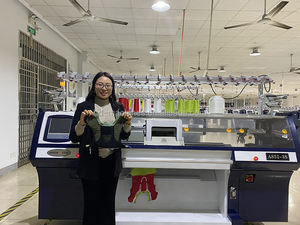 3D กีฬาวิ่งรองเท้าถักบนแบนเครื่อง52 "14GG <span class=keywords><strong>3</strong></span>ระบบ - Product Image 2