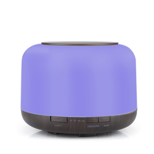 Difusor de Aromas Simple de 500 ml, Humidificador Ultrasónico con Luz LED para Hogar, Oficina, Dormitorio y Escritorio - Product Image 5
