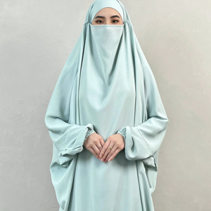 Dubaï Elastique Une Pièce Porter Islamique Français Indonésie Prière Dres Nida Vêtements Musulmans Jilbab Modeste Khimar Hijab Abaya - Product Image 1