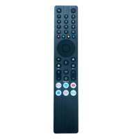 Télécommande de remplacement pour téléviseur intelligent LCD LED QLED HUAYU RC833A FMB1 avec commande vocale pour TCL