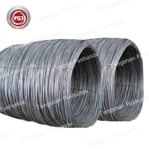 Высокоуглеродистая стальная пружинная проволока Fushunde SAE 1006 SAE 1008 5,5 мм 6,5 мм 8 мм 10 мм Q235, проволочное сырье для изготовления ногтей - Product Image 2