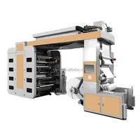 YTB-81200 yüksek hızlı yığın tipi 8 renk rulo kağıt fleksografik baskı makinesi
