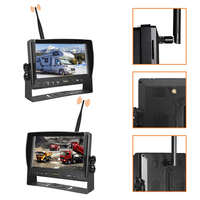 ZYX 2CH système caméra de voiture sans fil Wifi système de caméra de voiture pour écran de camion de pompiers pour voiture de poussière