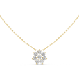 Pendentif en diamant cultivé en laboratoire en or avec certificat, bijoux fins de créateur pour mariage, anniversaire et cadeaux - Product Image 1