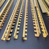 Garniture de carrelage en laiton massif personnalisé en U Offre Spéciale pour mur de sol