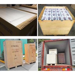 Ménage 30000W 50000W 150000W <span class=keywords><strong>200000W</strong></span> Système d'énergie mono panneau solaire lié au réseau hybride