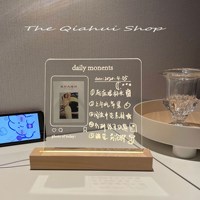 New wish – panneau acrylique 3D écrit à la main, veilleuse led lumineuse avec stylo
