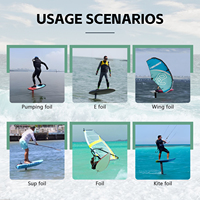 Hydrofoil Axis Foils ART V2 1099 Mât en aluminium Aile avant Downwind/SUP/FoilDrive (FD)/windsurf/wake ou kitesurf
