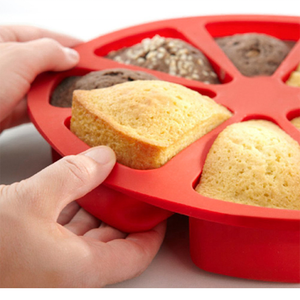 Juego de Moldes de Silicona Resistentes a Altas Temperaturas, Bandeja para Hornear Desechable, Molde para Panqueques, Herramienta para Hornear - Product Image 1