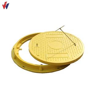 Goedkopere BMC SMC FRP ronde en vierkante kunststof D400 kunststof composiet putdeksel voor gemeentelijke wegen en verkeersveiligheid - Product Image 6