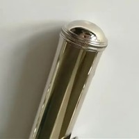 Premium Silver Plated Brass Material Flute Head Screw Cork Plug Wholesale Musical Instrument Accessories