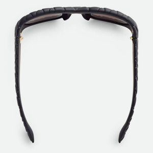 Lunettes de soleil œil-de-chat Bottega BV Intreccio, monture en acétate tendance, protection UV, Veneta - Product Image 4