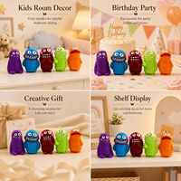 Maßgefertigte Monsterförmige Duftkerzen Großhandel Niedliche Dekorative Kerzensets für Kindergeschenke und Partys