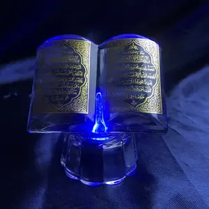 Luce up Di Cristallo Islamico Quran regali religiosi MH-G0456
