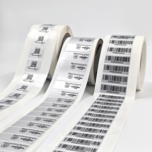 Özel PET gıda çıkartmalar su geçirmez yapışkan rulo kabartmalı tasarım ambalaj parfüm için şişe etiketleri QR kod seri numaraları - Product Image 3