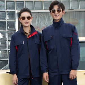 Unifoscrub de travail costume adultes vêtements de travail unisexe unisexe hommes Auto uniforme atelier Logo personnalisé acceptable unisexe porte - Product Image 2