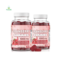 Gummies probiotiques à la canneberge pour l'équilibre hormonal des femmes, bonbons mous, fabrication en usine
