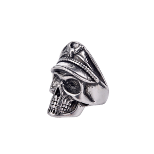 Bague Homme Barbu Capitaine Crâne <span class=keywords><strong>Viking</strong></span> Soldat Bijoux de Mode pour Mariage Fiançailles Alliage Principal - Product Image 4