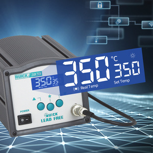 สถานีบัดกรีแบบไร้สารตะกั่ว Quick 303D พร้อมจอแสดงผลดิจิตอลคู่ ความถี่สูง อุณหภูมิคงที่ เครื่องมือบัดกรี - Product Image 1