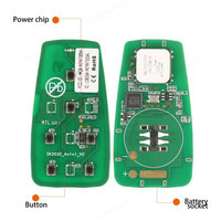 Clé universelle intelligente Autel IKEYAT006EL IKEY 6 boutons utilisée avec le programmeur de clé de voiture Altra Scanner OBD2 KM100 IM508 IM608S II