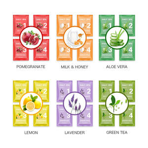 Terapia <span class=keywords><strong>de</strong></span> Spa limón Té Verde completa 4 Paso Sistema máscara crema limo <span class=keywords><strong>de</strong></span> pie remojo pedicura <span class=keywords><strong>para</strong></span> salón <span class=keywords><strong>de</strong></span> belleza - Product Image 6