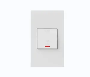 Home Switches White 1Gang 45A 146 tipo Light Interruptor de pared eléctrico