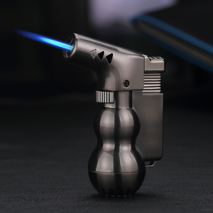 Encendedor de antorcha para fumar de alta calidad potente de Metal recargable de nueva tendencia para cabello liso de fábrica al por mayor - Product Image 3