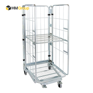 Tùy biến kim loại dây thép lưới hậu cần Trung Quốc siêu thị nhà máy bán sỉ Hot Bán tổ chống trộm CuộN <span class=keywords><strong>container</strong></span> - Product Image 3