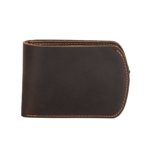 For Boshiho Luxury Retrowallet Clutch Men's <b>Wallet</b> Custom Anti-Theft Short Leather <b>Wallet</b> with Zipper Closure and Cotton Lining - Product Image 5