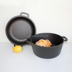 حار بيع الحديد الزهر وعاء طهي برياني مع غطاء - Product Image 2