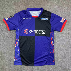 Maillot de football d'été J1 League 2025/26 Kyoto Sanga domicile et extérieur, uniforme à manches courtes, compétitions de clubs européens - Product Image 1
