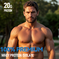 QINSHANTANG 10lbs Zero Carb Perte de poids Repas Remplacement Bcca VANILLE Protéine Poudre pour Gain Musculaire