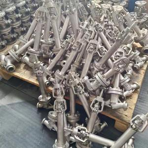 Vannes à boisseau sphérique à bride en acier inoxydable haute température DZ41W et DZ41Y -196°C, structure de contrôle - Product Image 1