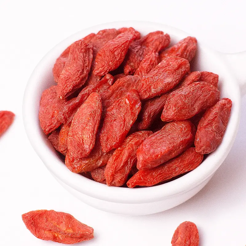 Chinese Smaak Kruiden Organische Gelyofiliseerd Gedroogd Fruit Goji Thee Ningxia Wolfberry