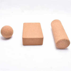 Ingrosso rullo di schiuma ad alta densità sughero Yoga pilastro Fitness <span class=keywords><strong>schiena</strong></span> muscolare Relax per la terapia fisica - Product Image 3