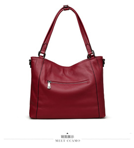 Nouveaux sacs à main de luxe grande capacité pour femmes, grandes tailles, tendance, sacs fourre-tout en cuir véritable de haute qualité pour femmes - Product Image 5