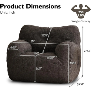 Sillón Toggo Inflable de Tela Contemporáneo para Apartamento, Ahorro de Espacio, Alta Eficiencia Logística, Diseño Comprimido al Vacío - Product Image 4