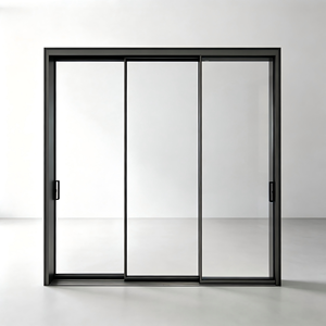 Deioux Modern Design Aluminum Alloy Sliding <b>Patio</b> <b>Door</b> with Energy Saving Low E Glass for Kitchen and Living Room - Product Image 1