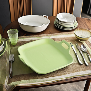 Sartén <span class=keywords><strong>de</strong></span> cerámica personalizada y plato <span class=keywords><strong>de</strong></span> porcelana plato <span class=keywords><strong>de</strong></span> horno <span class=keywords><strong>para</strong></span> hornear - Product Image 4