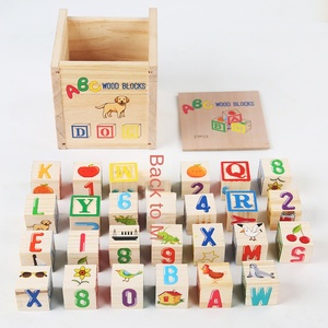 Zhiqu บล็อกตัวต่อพิมพ์ลายไม้27เม็ดสำหรับ<span class=keywords><strong>เด็ก</strong></span>เพื่อการศึกษาเมืองหลวง<span class=keywords><strong>ภาษา</strong></span>อังกฤษหอคอยตัวอักษรและตัวเลขช่วย<span class=keywords><strong>สอน</strong></span>เรื่องสนุก - Product Image 2